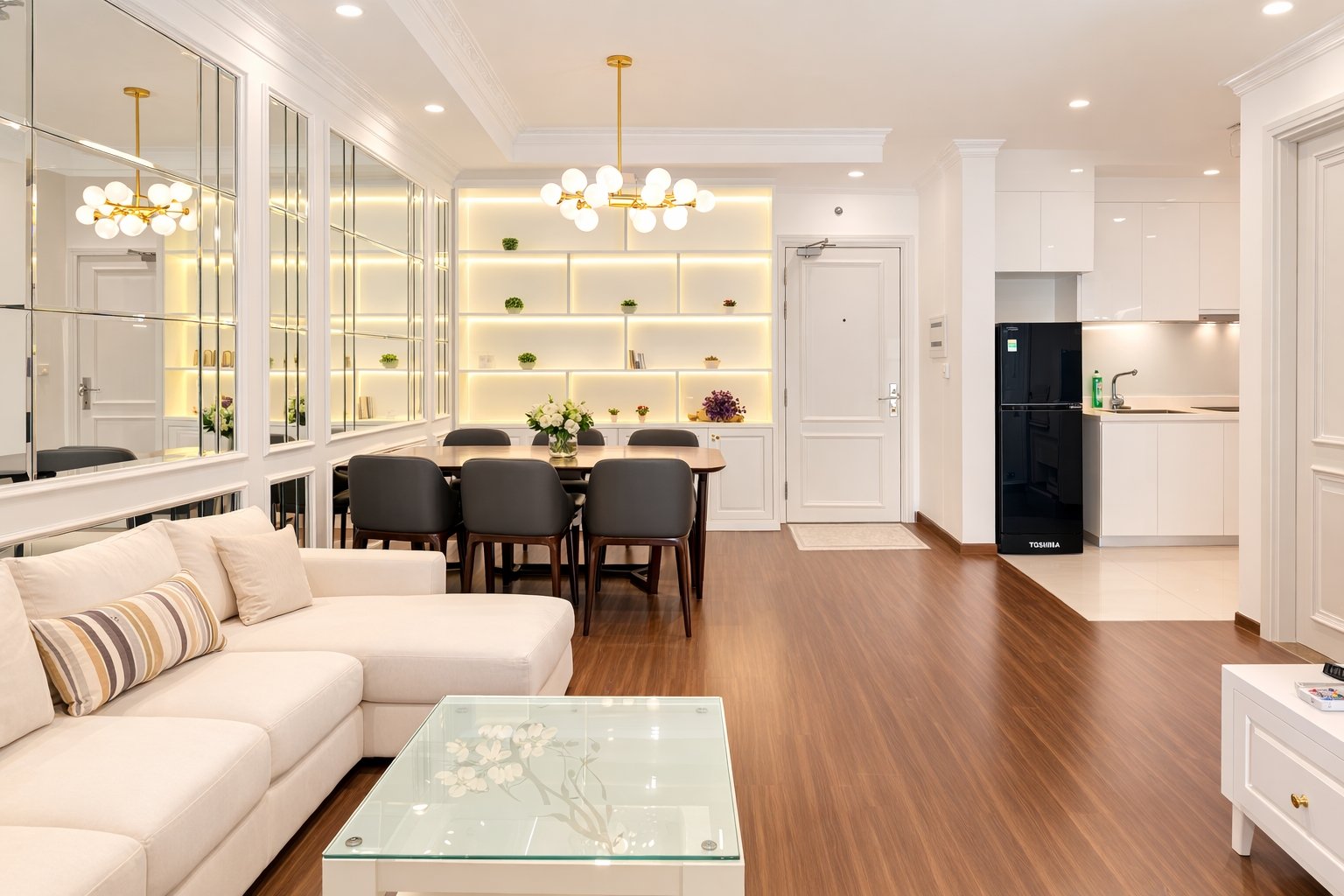 Căn hộ 1 phòng ngủ RiverGate Residence hình 4