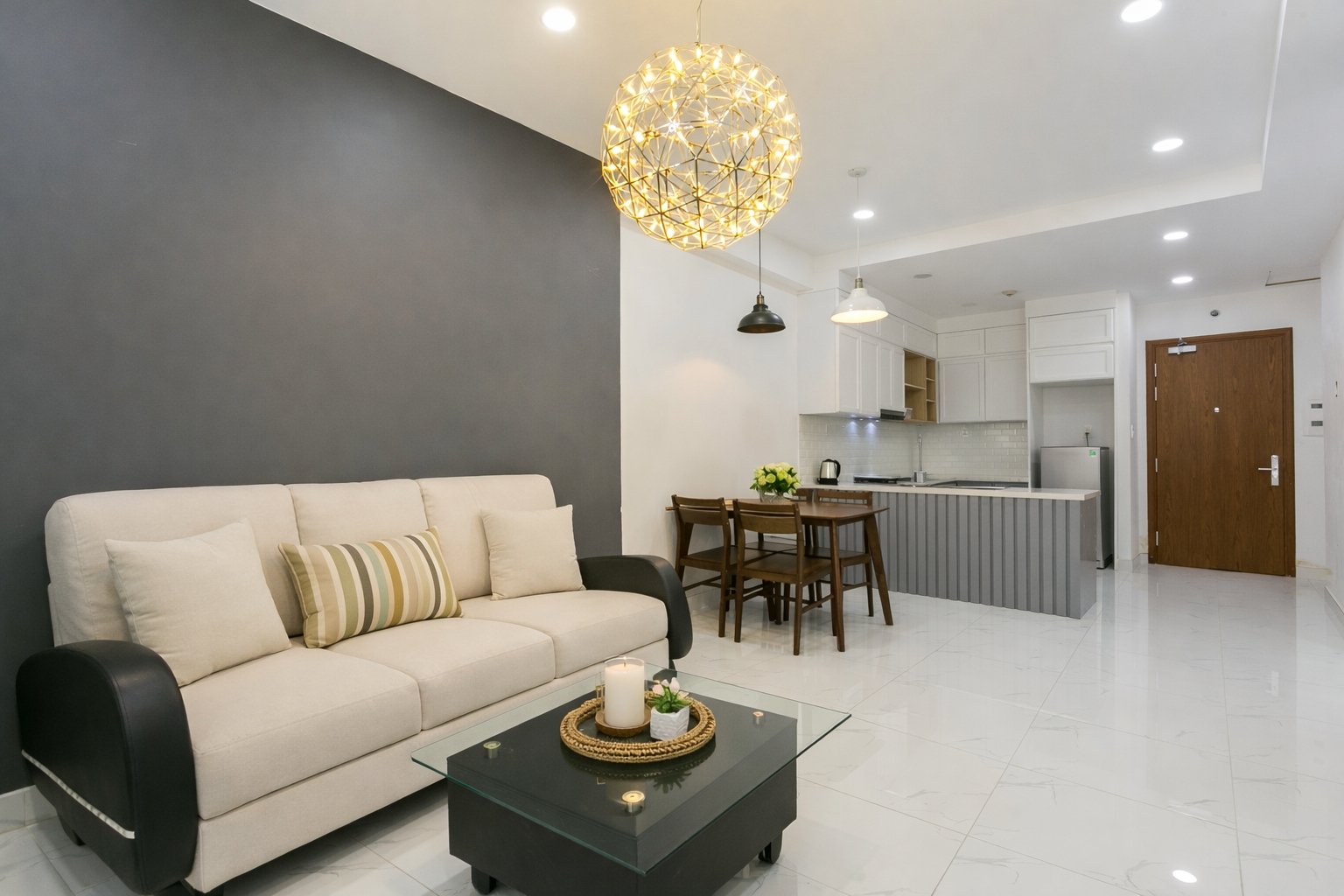 Căn hộ 2 phòng ngủ 1 WC RiverGate Residence hình 1