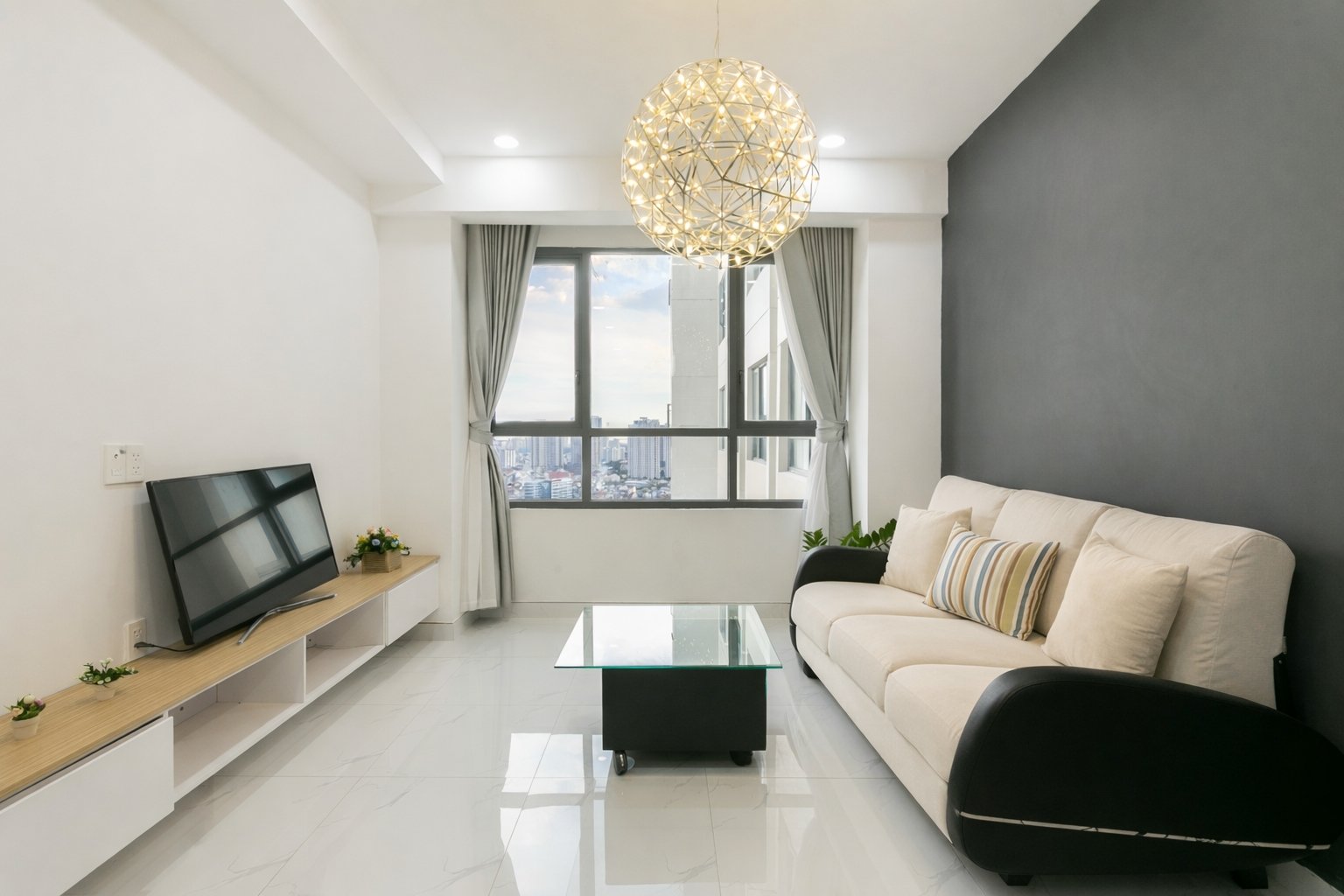 Căn hộ 2 phòng ngủ 1 WC RiverGate Residence hình 4