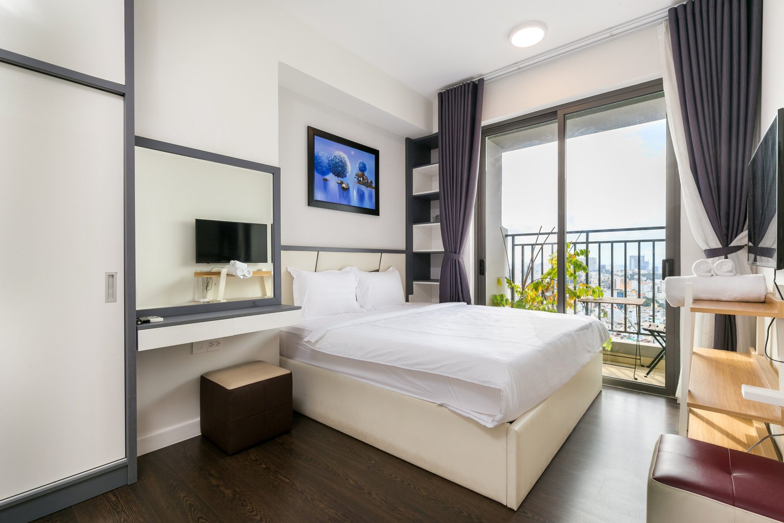 Phòng ngủ căn hộ RiverGate