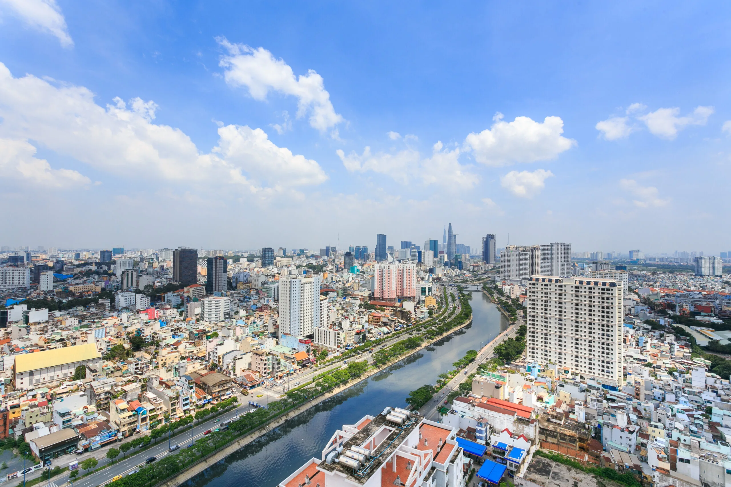 View từ căn hộ 2 phòng ngủ